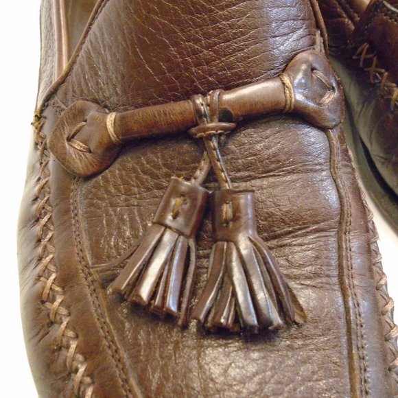 Johnston & Murphy men's loafer shoes size 10 Brown - Picture 6 of 6